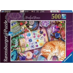 Purrfect Peace 500 Piece Jigsaw Puzzle