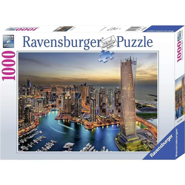 Dubai Marina At Night 1000 Piece Jigsaw Puzzle