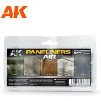 AK Interactive Paneliners Weathering Set Combo