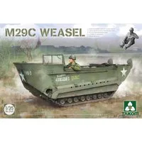 Takom 1/35 Scale US WWII M29C Weasel Light Amphibious Tracked Vehicle Model Kit