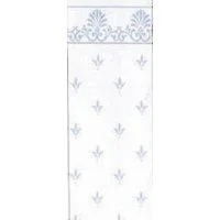 Regal Silver/ White Wallpaper for 12th Scale Dolls House