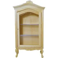 Bare Wood Display Cabinet for 12th Scale Dolls House