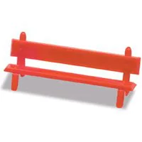 Peco Platform Seats red OO Gauge