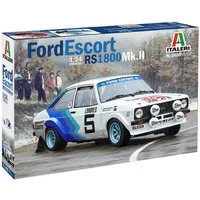 Italeri 1/24 Scale Ford Escort RS1800 Mk.II Rally Car Model Kit