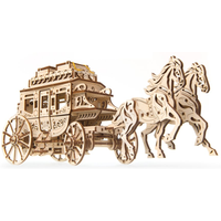 UGears Stagecoach Wooden Model Kit