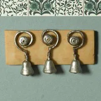 Three Servant Bells Mounted on a Board for 12th Scale Dolls House