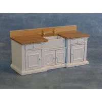 Shaker Style 'Smallbone' Sink Unit for 12th Scale Dolls House