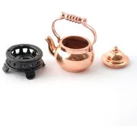 Copper Kettle and Trivet for 12th Scale Dolls House