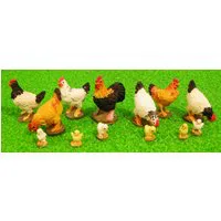 Assorted Chickens (13) for 12th Scale Dolls House