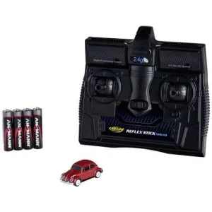 Carson Modellsport 500504147 Volkswagen Beetle 1:87 RC model car Electric Road version Incl. batteries and charger