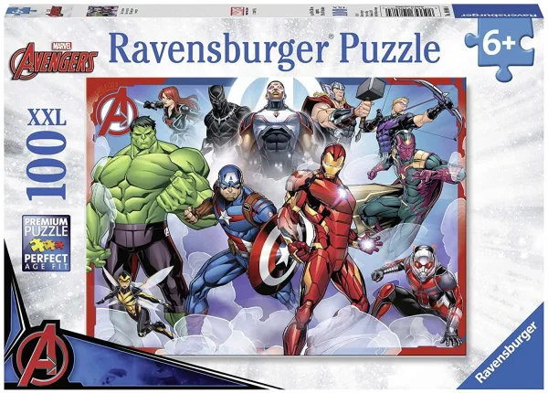 Marvel Avengers   100 piece Jigsaw Puzzle with Extra Large Pieces