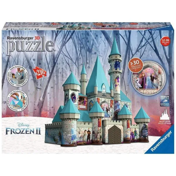 Frozen 2 Disney Castle 3D Puzzle 216 Pieces  Jigsaw Puzzle