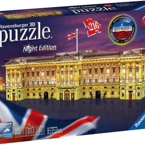 Buckingham Palace   Night Edition 216 Piece 3D Jigsaw Puzzle