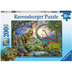 12718 Dinosaurs 200 Jigsaw Puzzle with Extra Large Pieces