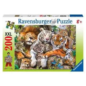 XXL 200 Piece Big Cat Nap Puzzle
