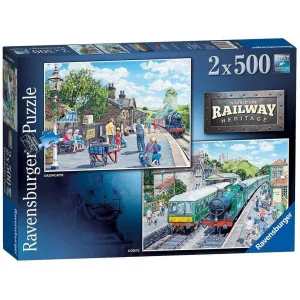 Railway Heritage No 1 2X 500 Piece  Jigsaw Puzzle