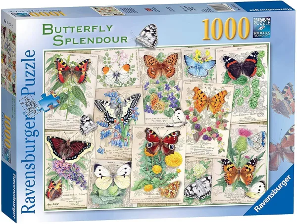 Butterfly Splendours 1000 Piece  Jigsaw Puzzle