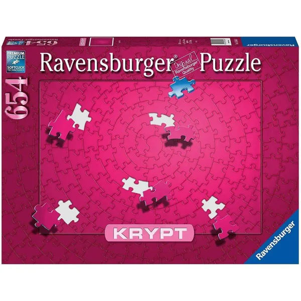 Krypt Pink Impossible 654 Piece Jigsaw Puzzle