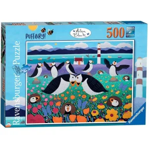 16759 Puffinry 500 Piece Jigsaw Puzzle