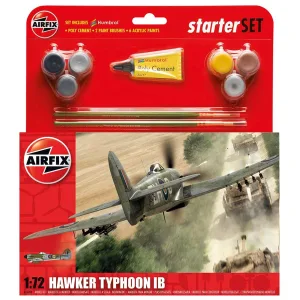 A55208 1:72 Scale Hawker Typhoon Ib Starter Set Model Kit