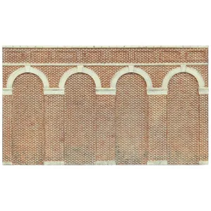 High Level Arched Retaining Walls X 2 (Red Brick)