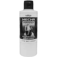 Vallejo Mecha Acrylic Matt Varnish 200ml for Brush or Airbrush