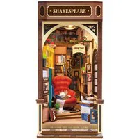 Rolife Bookstore 3D Wooden DIY Miniature House Book Nook