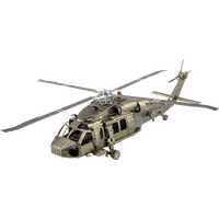 Metal Earth Black Hawk 3D Metal Model Kit