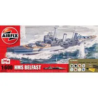 Airfix 1/600 Scale HMS Belfast Gift Set Model Kit