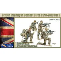 Gecko 1/35 Scale British Infantry In Combat Circa ?2010-2016? Set 1 Figures Model Kit