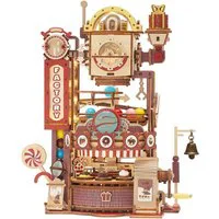 ROKR Chocolate Factory Marble Run Wooden Model Kit