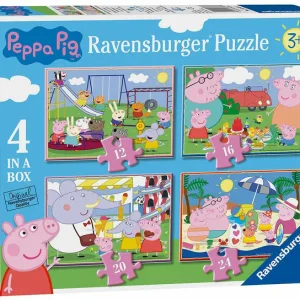 Ravensburger Peppa Pig 4 In A Box Jigsaw Puzzles