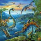 Jigsaw Puzzle - 3 x 49 Pieces : Dinosaur Fascination