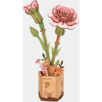 Rowood Pink Carnation Wooden Model Kit