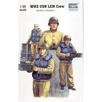 Trumpeter 1/35 Scale LCM-3 WWII USN Crew Figures Model Kit