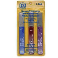 EZE-LAP ‘L’ Type Hand Hones Pack of 3