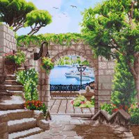 Diamond Dotz Mediterranean Stroll Diamond Painting Kit