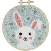 Trimits Bunny Embroidery Punch Needle Kit