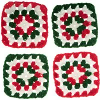 Trimits Festive Granny Squares Crochet Kit