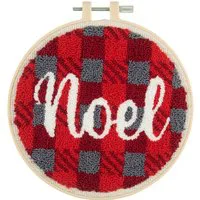 Trimits Noel Embroidery Punch Needle Kit