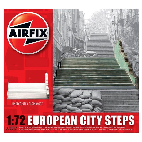 A75017 1:72 Scale European City Steps Model Kit