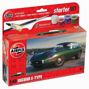 Small Starter Set Jaguar E Type  1:43 Scale