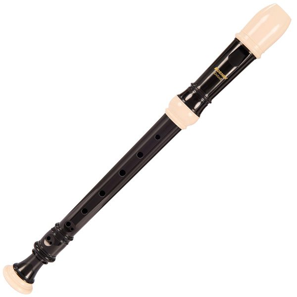 Hornby Debut Kids 2-piece C Descant Recorder - Black/Cream