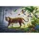 Wooden Puzzle - Tiger im Dschungel