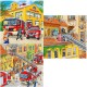 Jigsaw Puzzle - 3 x 49 Pieces : Firemen at Work