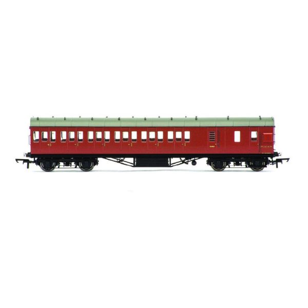 R4796A Maunsell Corridor Brake Third S3794S In Br Crimson And Cream