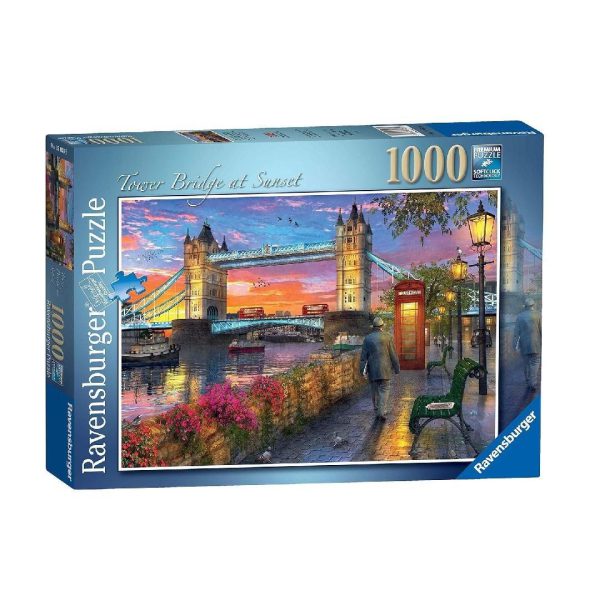 Tower Bridge At Sunset 1000 Piece Jigsaw Puzzle