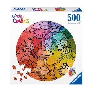 Tropical Circular 500 Piece Jigsaw Puzzle