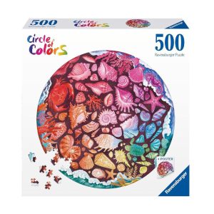 Seashells Circular 500 Piece Jigsaw Puzzle