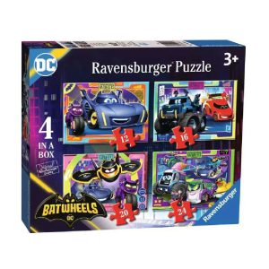 Batwheels Jigsaw Puzzles 4 In A Box